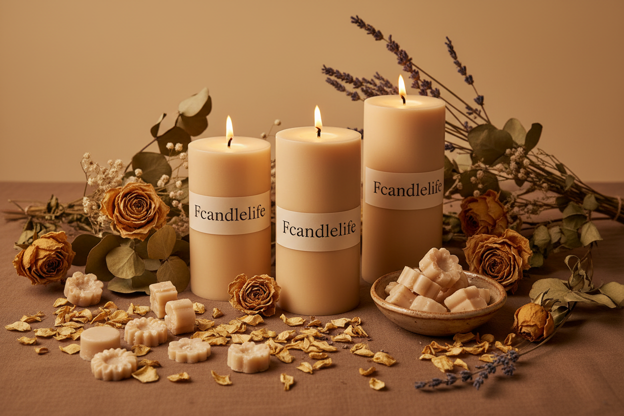 Bannière principale Fcandlelife avec plus de fleurs fanées